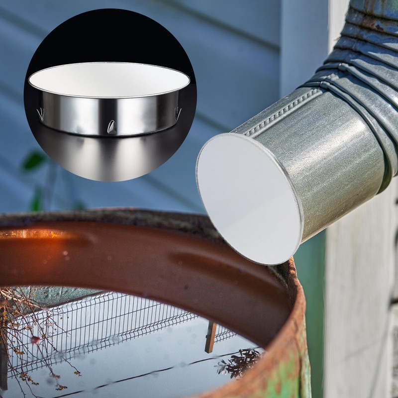 Semetall 7 Inch Metal Tee Cap - Round Dryer Vent