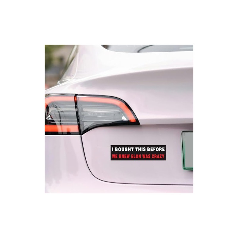 Anti Elon Bumper Magnet for Car - I Bought This