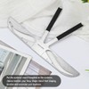 UPIQNG Eyebrow Ruler Three-point Positioning Eyebrow Stencil Stainless Steel Eyebrow