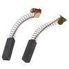 vhbw 2 x Carbon Brushes Motor Carbon Abrasive Carbon 4