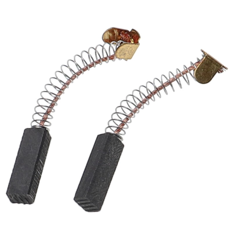 vhbw 2 x Carbon Brushes Motor Carbon Abrasive Carbon 4