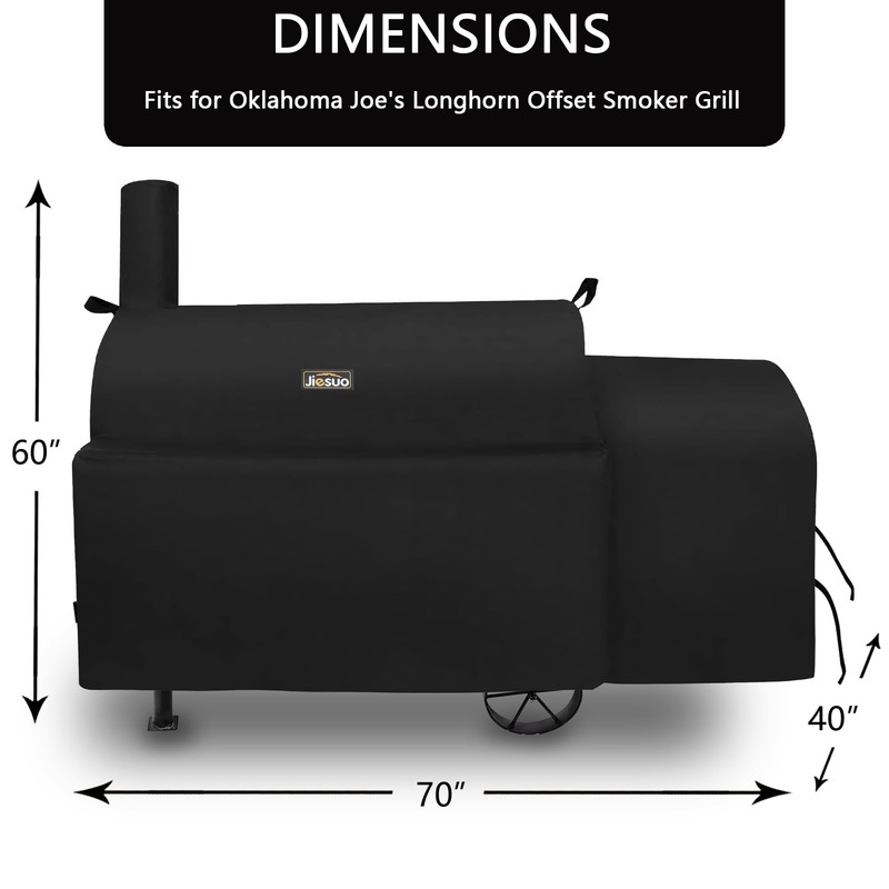 Grill Cover for Oklahoma Joe's Longhorn Offset Smoker Grill