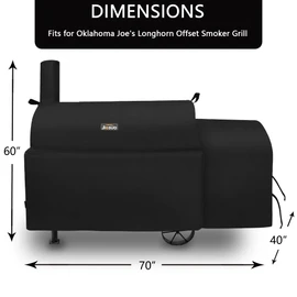 Grill Cover for Oklahoma Joe's Longhorn Offset Smoker Grill