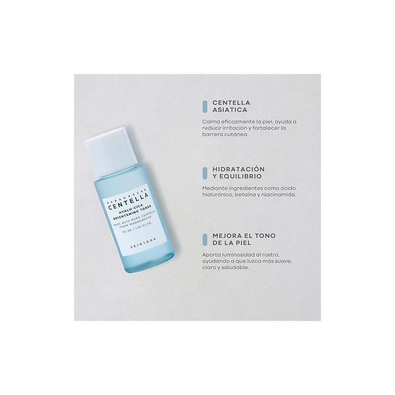 SKIN1004 Madagascar Centella Hyalu-Cica Brightening Toner 30Ml
