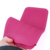 1Pack Silicone Heat Resistant Mat Pouch for Hair Straightener, Curling