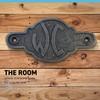 Cast Iron Antique Style WC Door Plaque | toilet |