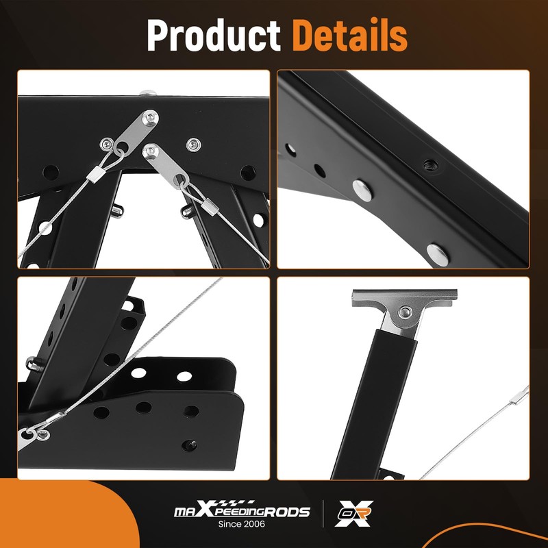 maXpeedingrods RV Step Stabilizer Kit 2.8" to 11.4" Height Adjustable,