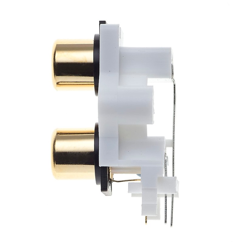 Keple 2 x Phono Sockets, Gold-Plated Contact Parts, PCB -