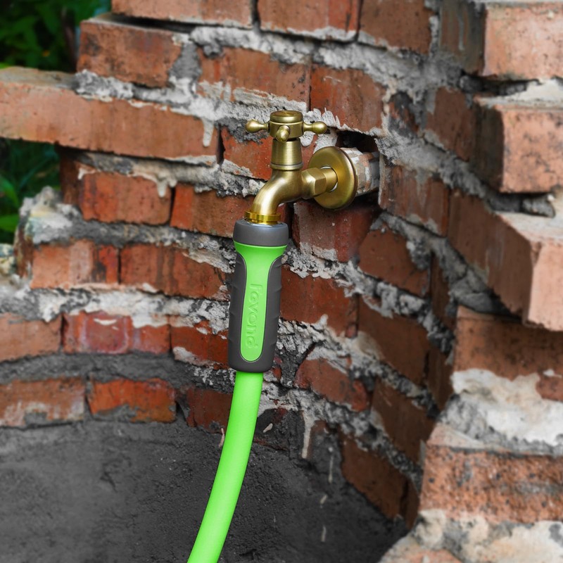 Fevone Garden Hose 105 ft., Lightweight Hybrid Water Hose, Flexible