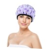 Plafope Gorro Ducha Doble Mujeres Accesorio Reutilizable Secado Rápido Diseño