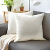 Encasa Luxury Embossed Velvet Cushion Covers - Plush Throw Pillow