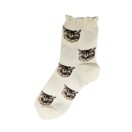 Paul & Joe Women's Low Crew Socks, white (off-white)