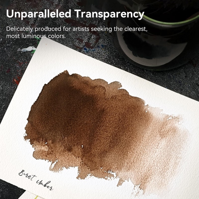 PHOENIX Professional Watercolor Paint - Single Watercolor Half Pan -