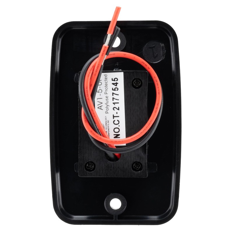 RecPro RV Black Dual USB Charger Outlet | 2 Wire