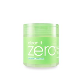 Banila Co. [Vanillaco] Clean It Zero Green Peel Toner Pad 200ml/70 sheets - Vegan LHA peeling wipe, eco-friendly 100% cotton pad / [바닐라코] 클린잇제로 그린 필 토너 패드 200ml/70매 - 비건 LHA 필링 닦토 친환경 100% 순면 패드