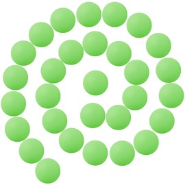 Jihugu 30 Pack Ping Pong Balls Bulk, 40mm Plastic Balls, for Carnival, Pool, Arts, Party, Decoration, Outdoor, Handmade DIY, Pet (30pcs-Green)