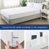 Waterproof Mattress Protector, 130 x 190/200 cm, Height 30 cm,