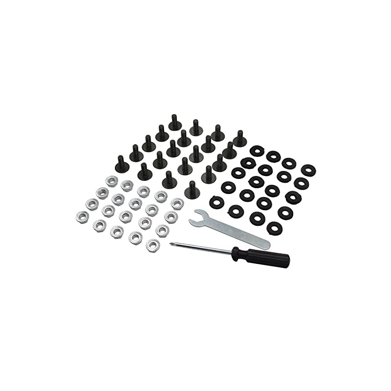 20X 6mm Fairing Plastics Guard Bolts Nuts Set 50cc 70cc