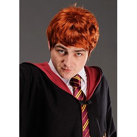 Magic Box Adult Ron Style Ginger School Wizard Wig