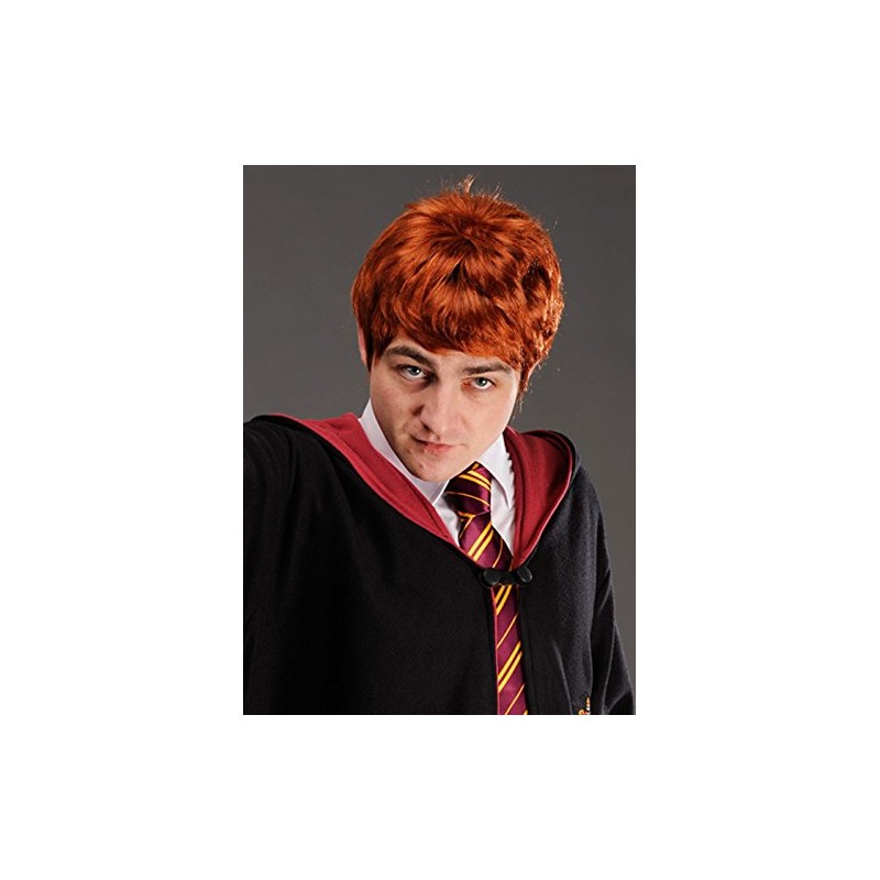 Magic Box Adult Ron Style Ginger School Wizard Wig