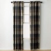 United Curtain Plaid Window Curtain Panel, 54 by 84-Inch, Taupe/Brown