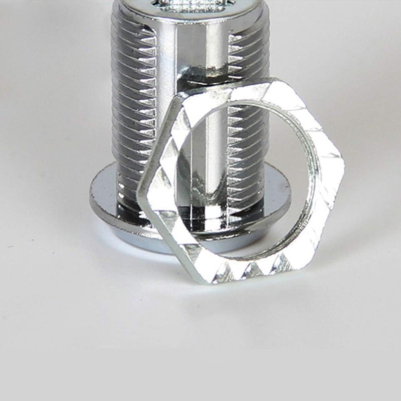 TOP-VIGOR 10Pcs 16mm Security Cam Lock, Cabinet Drawer Security Mailbox