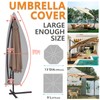 Offset Umbrella & Frame Cover, Fits 9ft to 13ft Cantilever