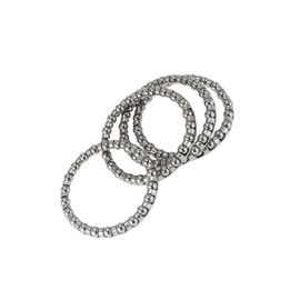 Partuto 4 Pcs 4mm x 22 Ball Bearings Cages Crank Bearings Wheel Bearing Retainer for Bicycle Durable Material Replacement