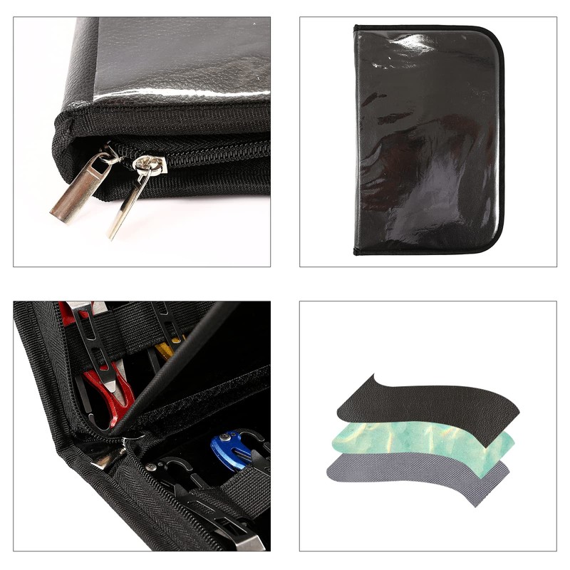 QEES Knife Case,Knife Display Case for 32 Slots Pocket Knives,Knife