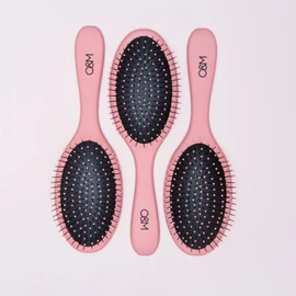 O&M Detangler Brush Pink