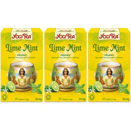 (3 PACK) - Yogi Tea - Lime Mint | 17 Bag | 3 PACK BUNDLE