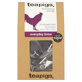 Teapigs Everyday Brew 40 Biodegradable Tea Temples, 132 g