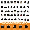 100pcs Cute Black Cat Stickers Kawaii Small Stickers Decorative Masking