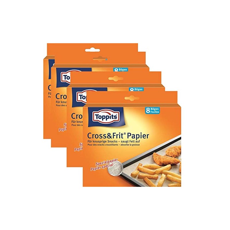 Toppits® Cross & Frit Paper Baking Special Paper Snack Paper
