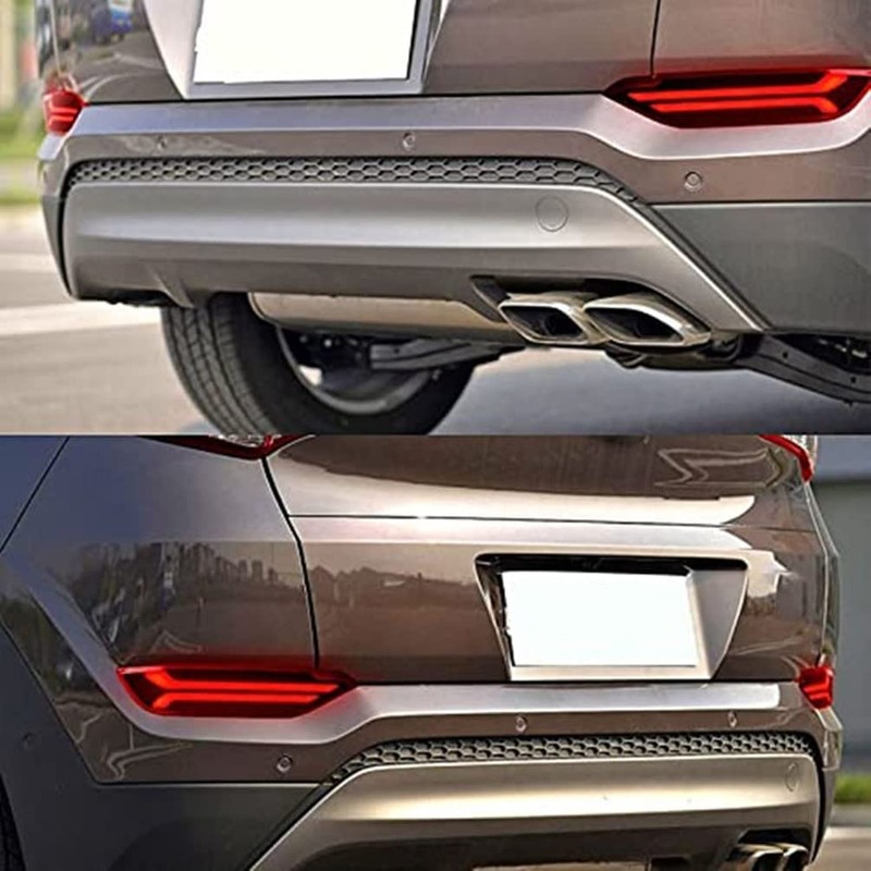 ECAHAYAKU Led Rear Bumper Reflectors Lights Compatible With 2015 2016
