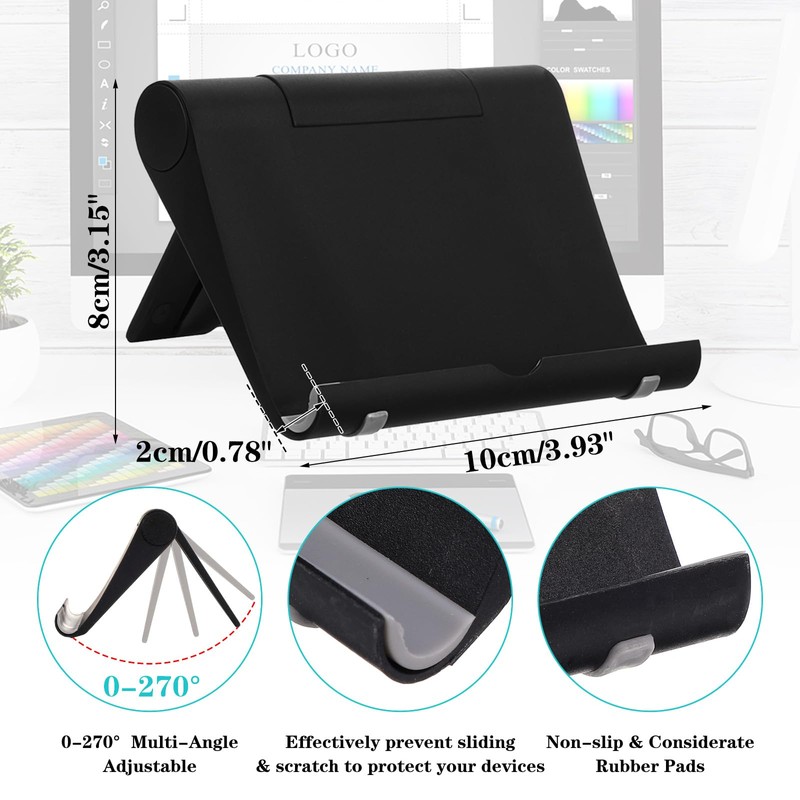 PercyEffie 36 Pcs Cell Phone Stands Foldable Tablet Mobile Stand