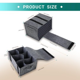 Qacpahucy Pack of 2 Plate Holders Motorhome Organiser Motorhome Camping Kitchen for 8 Plates and 6 Cups Tableware Storage Suitable for Camping Motorhomes Boats and Kitchen