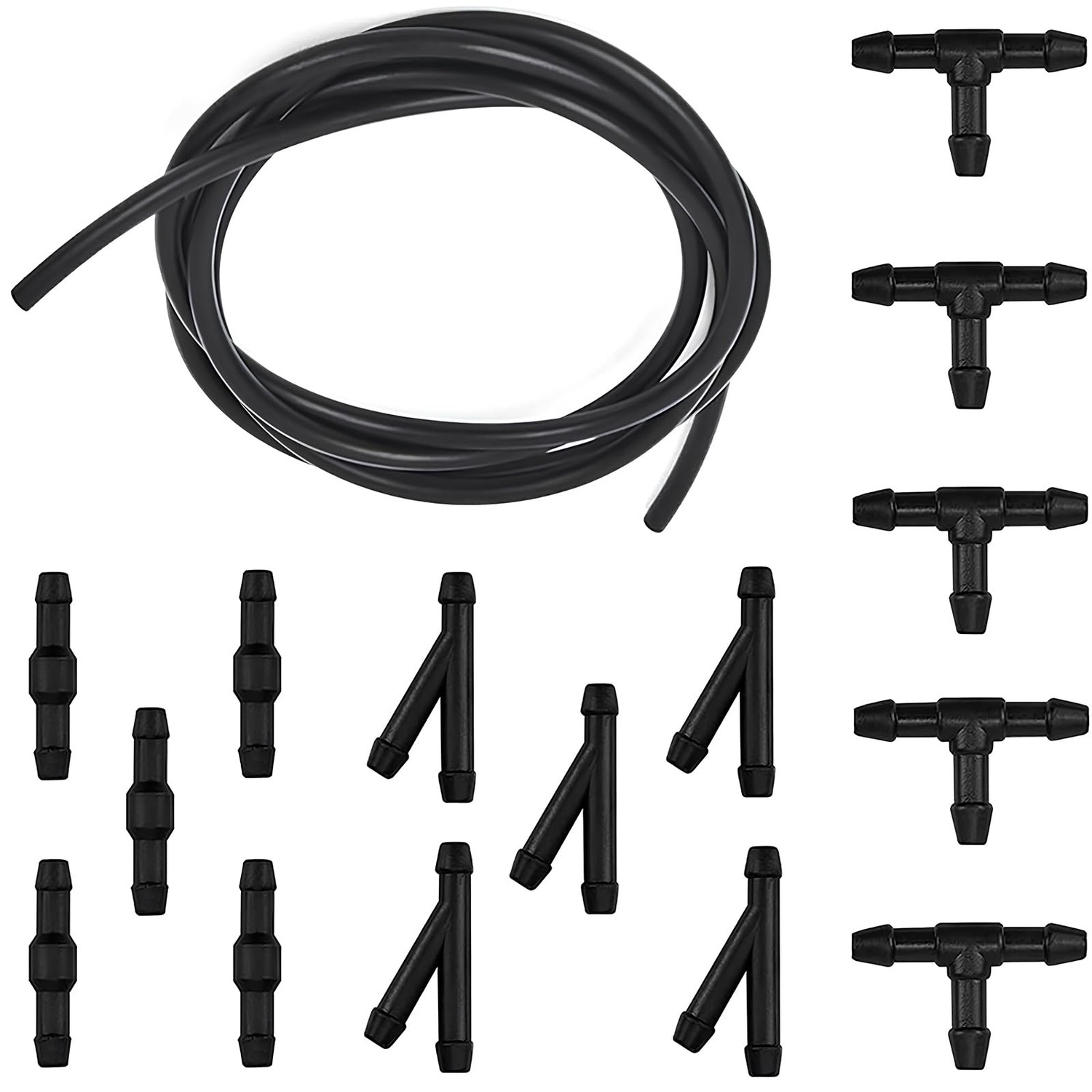 CTRICALVER Windshield Washer Hose Connector Kit, 5m Car Windshield ...