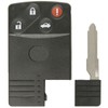 Keyless2Go Replacement for 4 Button Shell Case for Select Mazda
