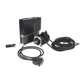 YIDOFENG Without Brake 400W AC Servo Motor Kit, CNC 220V 2.5A 3000rpm L3000 17-bit Encoder RS485 Servo Motor Driver Controller Kit for CNC Engraver Milling Machine/Robot