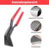 3-Piece Folding Pliers Sheet Metal Pliers Set: 0° 45° 90°
