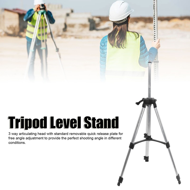 1.5 Meter Tripod Lightweight Self Levelling Horizontal Measuring Level Stand