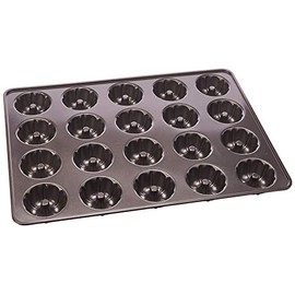 Wilton Perfect Results Premium Non-Stick Mega Mini Fluted Tube Pan, 20-Cavity