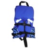 Swim Central 20" Blue and Black Boy Child Life Jacket Vest with Handle - Up to 30lbs