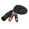 MMNNE Dual RCA to XLR Male Y Splitter Patch Cable,