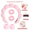 Set TXG en rosa de 7 piezas: diadema nube semiabierta,