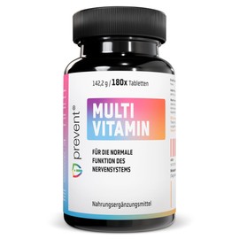Iprevent - Multivitamin - 180 Capsules - 6 Months Supply - High Dose and Complex, 100% Vegetarian - Vitamin B Complex, Vitamin D, Vitamin C, Zinc, Selenium and Citrus Bioflavonoid