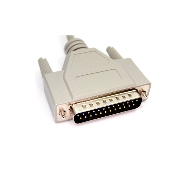 kenable Serial RS232 Modem Cable - DB9F to DB25M 2m