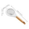 Mikinona Wooden Handle Stainless Steel Flour Sifter Baking Sieve Strainer