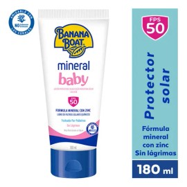 Protector Solar Banana Boat Baby Mineral 50fps 180ml